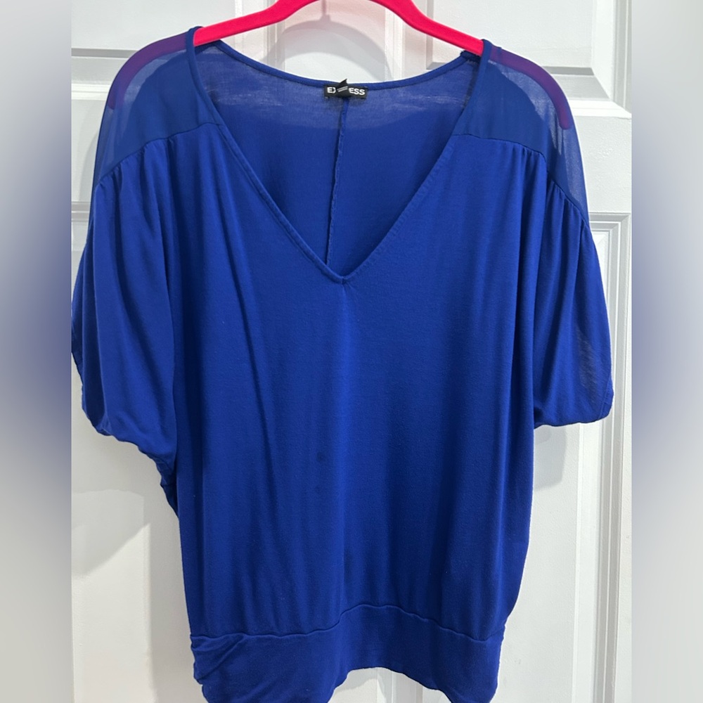 Express Deep Blue Women's Blouse